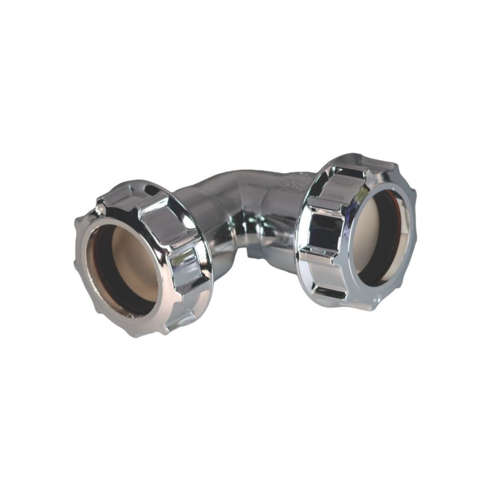 FloPlast CW11 Compression Uni Waste Bend 90° 32mm - Screwfix