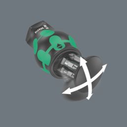 Wera Kraftform Kompakt Stubby Magazine 5 Interchangeable Screwdriver Set 6 Pcs