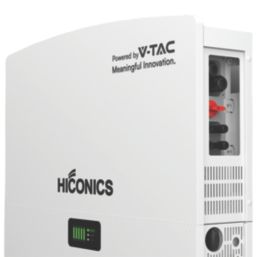 V-TAC 5kW Wall Mounted Single-Phase Hybrid Solar Inverter & Battery