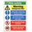 Essentials  "Site Safety" Signs 400mm x 300mm 25 Pack