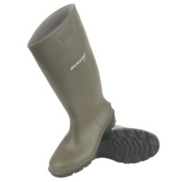 Dunlop Pricemastor  Size 9  Green Non Safety Wellies