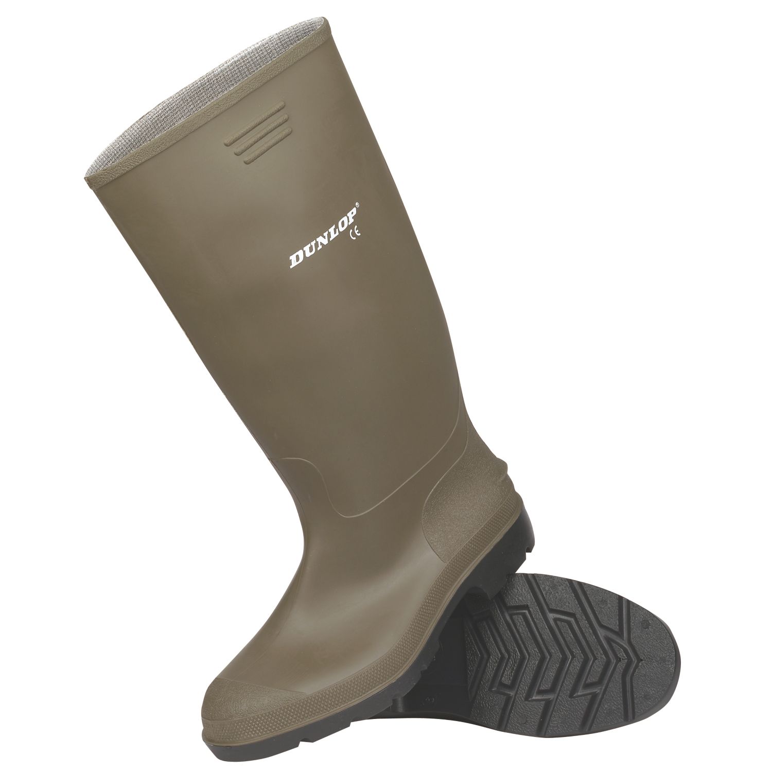 Dunlop Pricemastor Size 9 Green Non Safety Wellies (87590)
