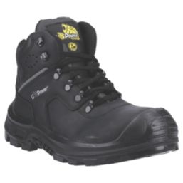 U-Power Thanos Size 10  Black Water-Resistant  Safety Boots