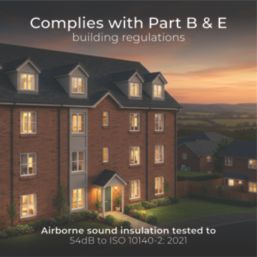 British General  Fire Rated 2-Gang Dry Lining  Box 35mm