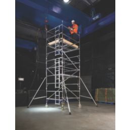 Boss 1450 Ladderspan 3T Double Depth Top Grade Aluminium Tower 1.2m x 1.8m x 11.2m