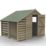 Forest 4Life 6' x 8' (Nominal) Apex Overlap Timber Shed with Lean-To