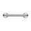 Croydex  Straight Household Grab Bar Chrome 300mm