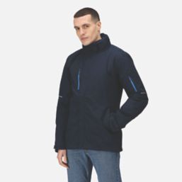 Regatta Exosphere II Waterproof Shell Jacket Navy/Oxford Blue X Large Size 43.5" Chest
