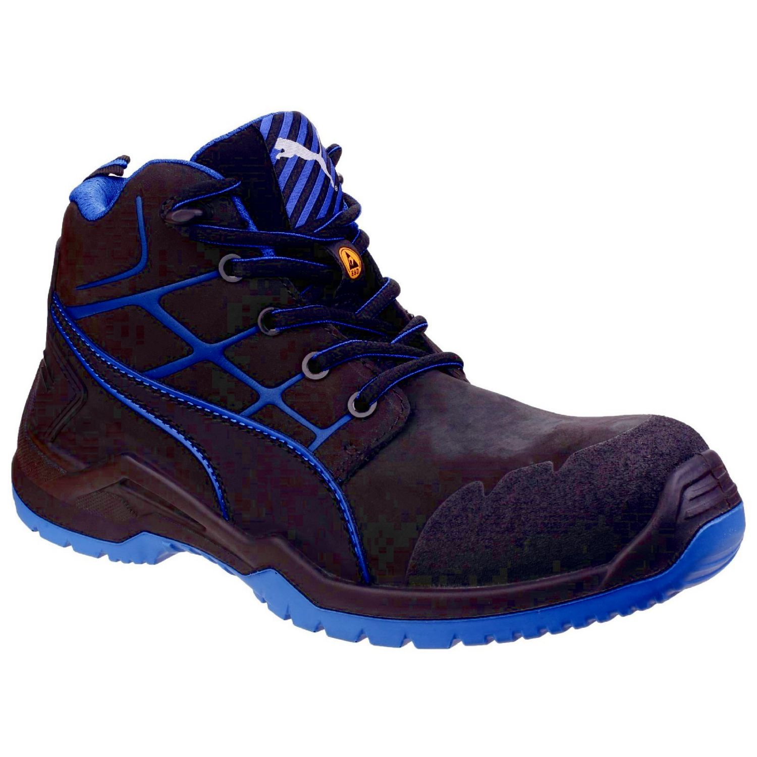 Puma Krypton Size 14 Blue Water-Resistant Safety Boots (875JV)