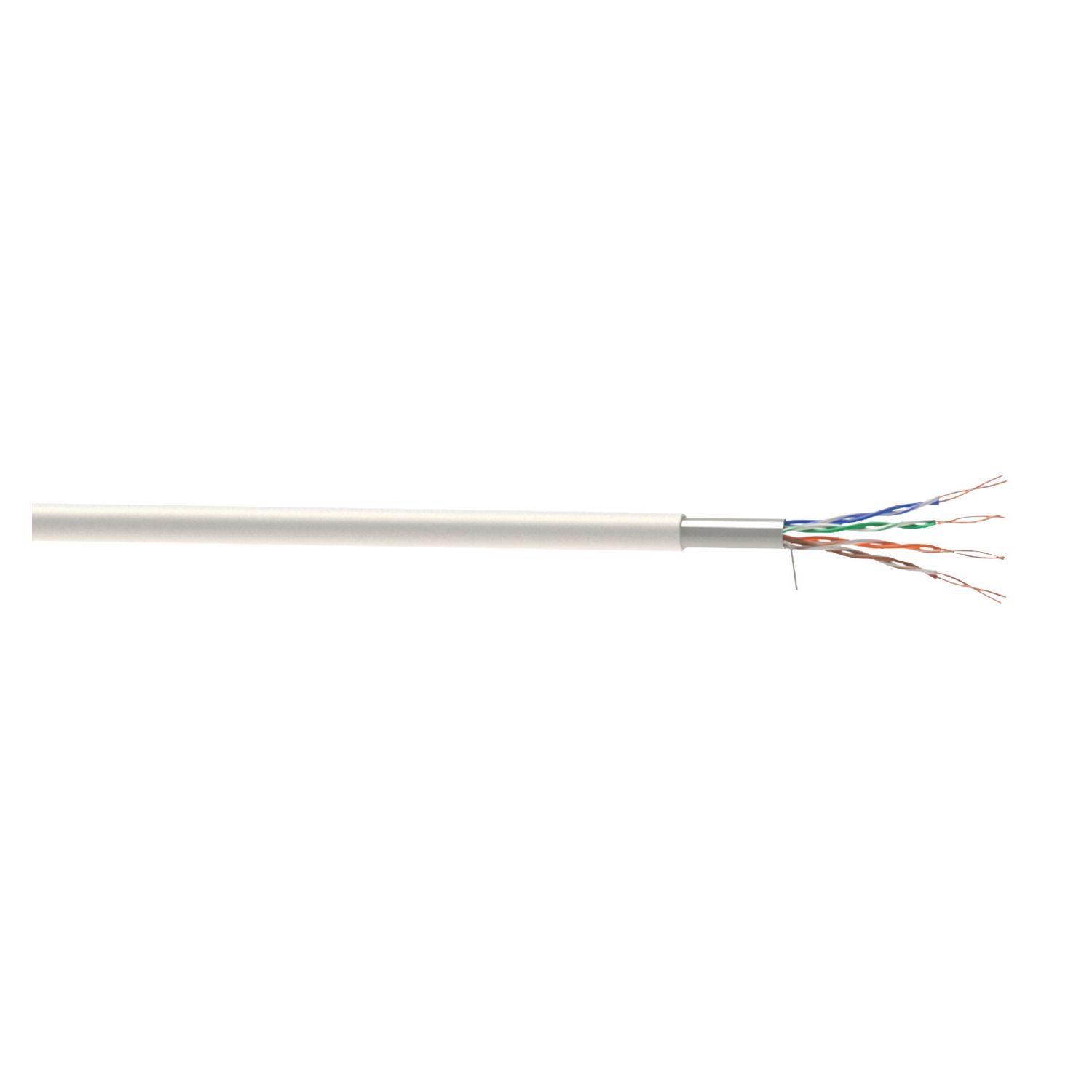 Time Cat 5e Grey 4-Pair 8-Core Unshielded Ethernet Cable 50m Drum (875JY)