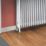 Reina 300mm White 3 Column Radiator Feet 2 Pack