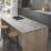 Wilsonart Woodstone Gris Matt Grey Stone Effect Laminate Worktop 3000mm x 650mm x 12mm