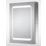 Sensio Belle 1-Door Dual Lit Mirror Cabinet With 810lm LED Light Silver Effect 500mm x 140mm x 700mm