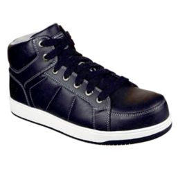 Steel toe cap high top trainers online