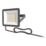 LAP Alernus Outdoor LED Floodlight Black 100W 12,000lm