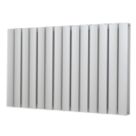 Venus 600mm x 975mm 4207BTU Matt Chrome Horizontal Designer Radiator