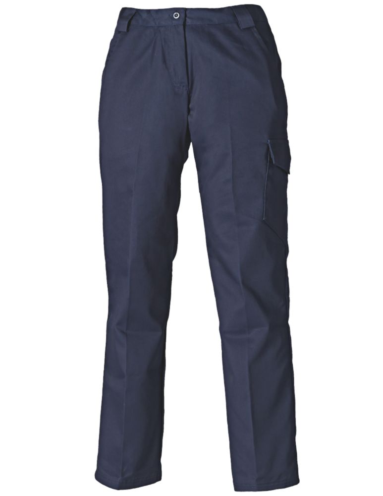 navy blue work trousers womens