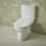 Trade Soft-Close Close-Coupled Rimless Toilet Dual-Flush 6/4Ltr