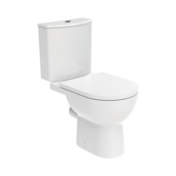 Trade Soft-Close Close-Coupled Rimless Toilet Dual-Flush 6/4Ltr