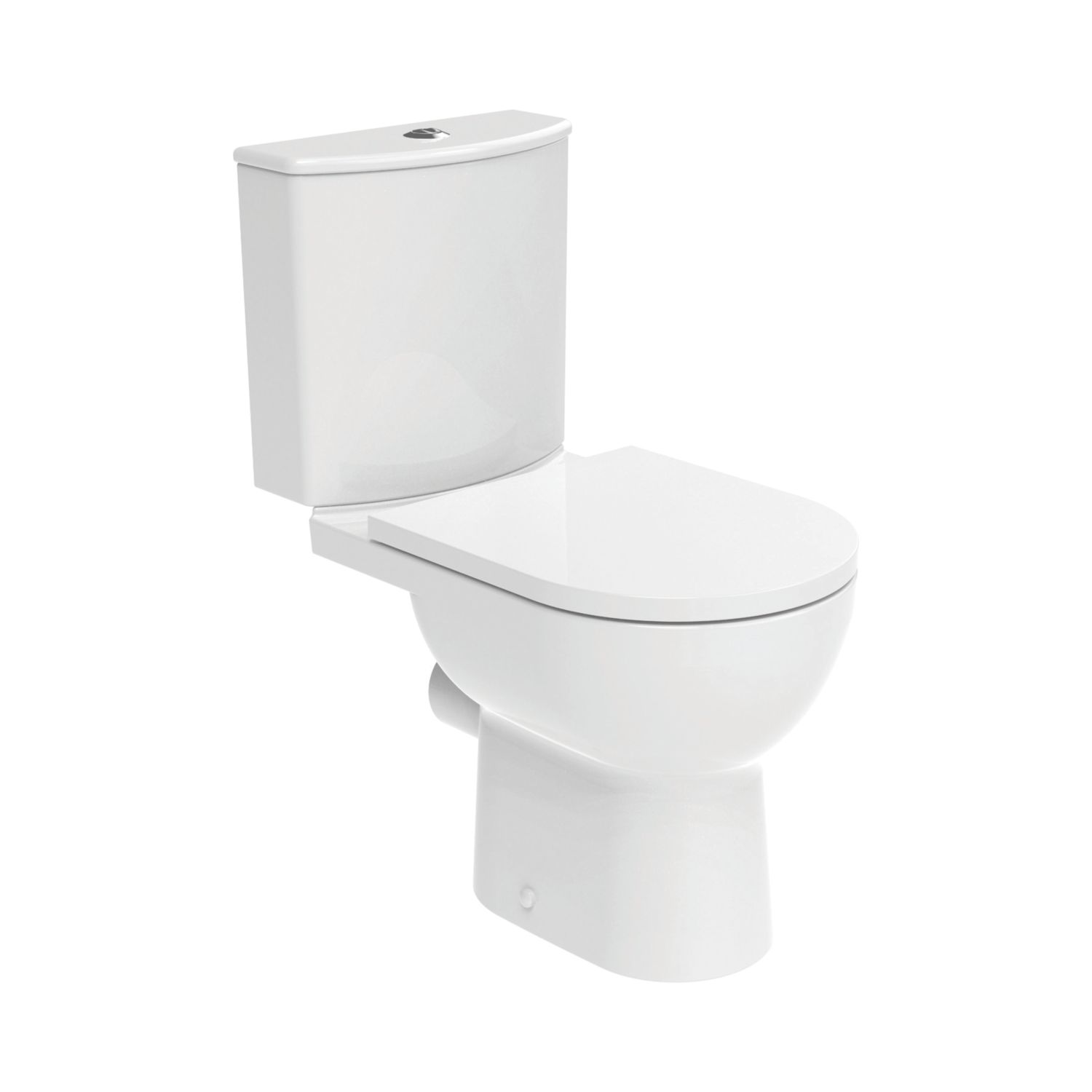 Trade Soft-Close Close-Coupled Rimless Toilet Dual-Flush 6/4Ltr (876CH)