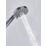 Bristan Liso Chrome 134mm Deck Mounted Dual Control Manual Shower Mixer Tap