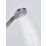 Bristan Liso Chrome 134mm Deck Mounted Dual Control Manual Shower Mixer Tap