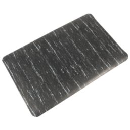 COBA Europe Marble Top Anti-Fatigue Floor Mat Black 1.5m x 0.9m x 14mm