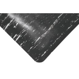 COBA Marble Top Anti-Fatigue Floor Mat Black 1.5m x 0.9m x 14mm