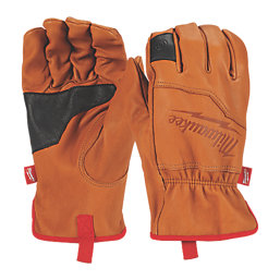Milwaukee Leather Gloves Natural Medium