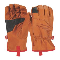 Milwaukee Leather Gloves Natural Medium