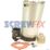 Worcester Bosch 8716117040 HEAT EXCHANGER WB6 ASSEMBLED