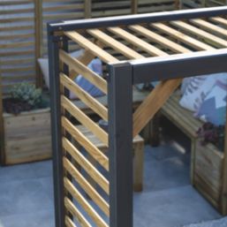 Forest Slatted 3' 6" x 7' (Nominal) Timber Arch