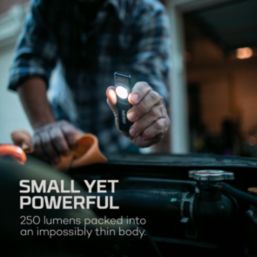 Nebo Slim Mini Rechargeable LED Torch Storm Grey 250lm