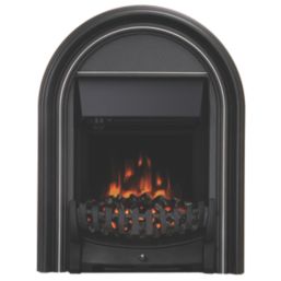 Be Modern Abbey Black Switch Control Easy to Install Electric Arched Inset Fire 569mm x 160mm x 731mm