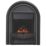 Be Modern Abbey Black Switch Control Easy to Install Electric Arched Inset Fire 569mm x 160mm x 731mm
