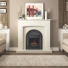 Be Modern Abbey Black Switch Control Easy to Install Electric Arched Inset Fire 569mm x 160mm x 731mm