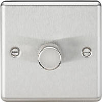 Knightsbridge CL2181BC 1-Gang 2-Way LED Dimmer Switch  Brushed Chrome
