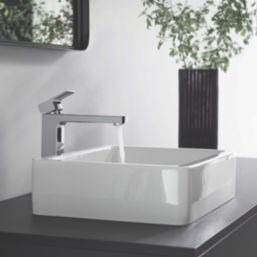 Hansgrohe Vernis Shape 190 Chrome 250mm Standard Lever Mono Basin Mixer Tap