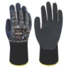 Wonder Grip WG-333 Rock & Stone  General Handling Gloves Grey Large