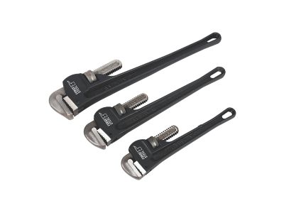 Forge Steel Pipe Wrench Set 3 Pieces