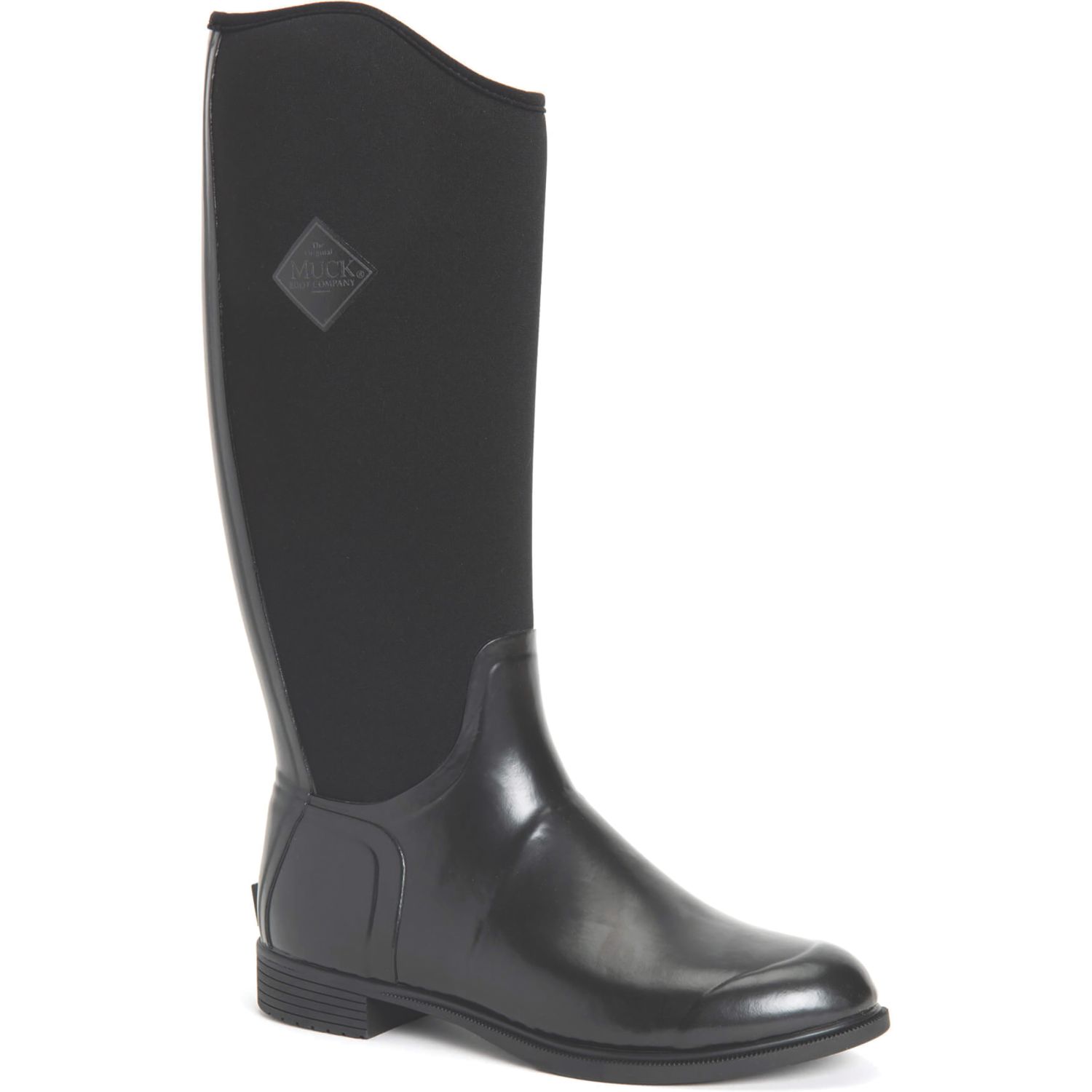 Muck Boots Derby Tall Size 8 Womens Black Non Safety Wellies (876YG)