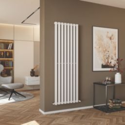 Azur Ilios 1800mm x 600mm 3952BTU White Vertical Designer Radiator