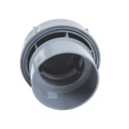 FloPlast  Solvent Weld Air Admittance Valve Grey 110mm