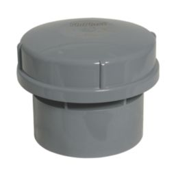 FloPlast  Solvent Weld Air Admittance Valve Grey 110mm