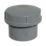 FloPlast  Solvent Weld Air Admittance Valve Grey 110mm