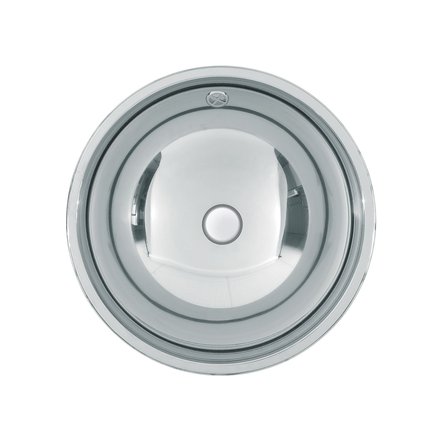 Rondo Under-Mounted or Inset Vanity Basin No Tap Holes 294mm (87729)