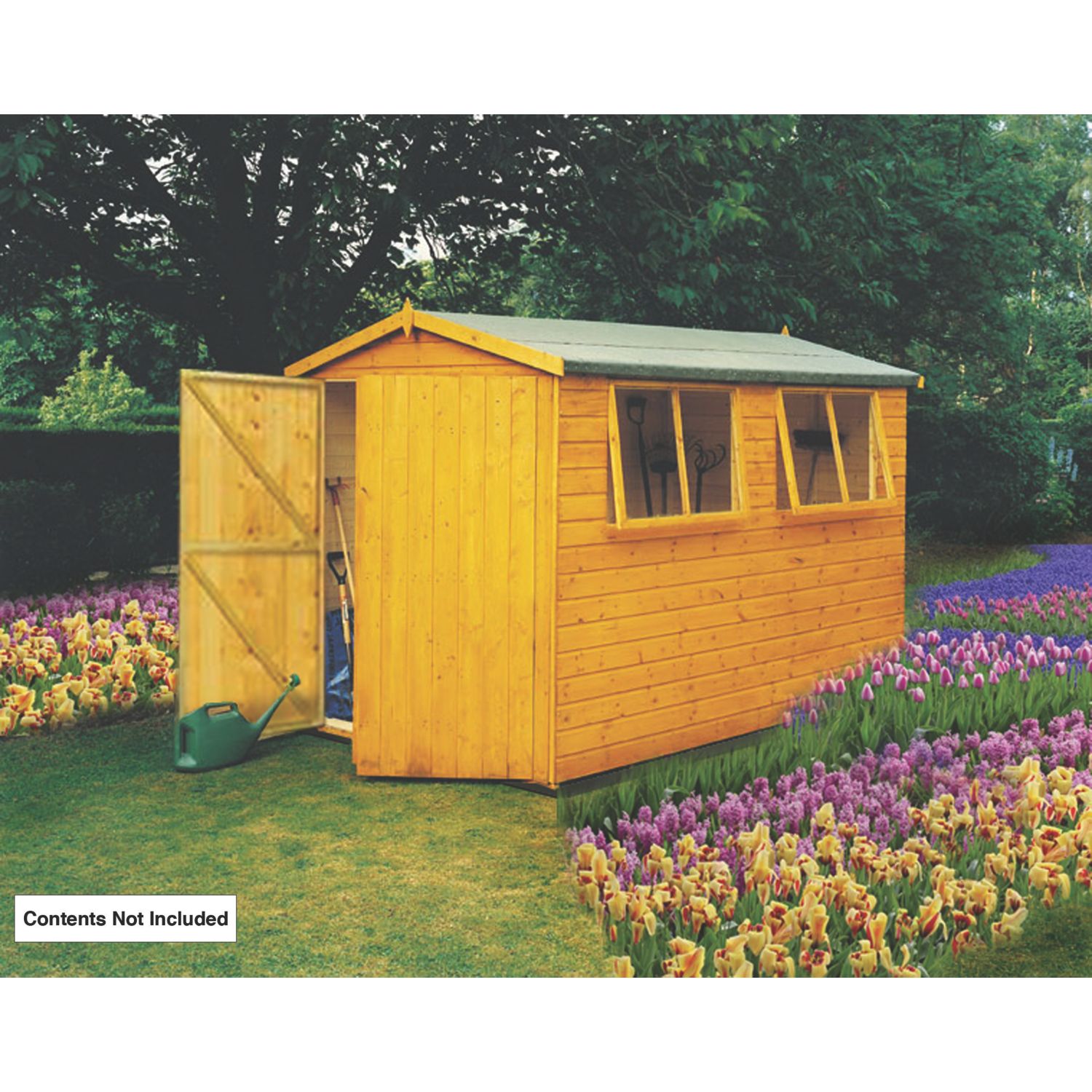 Shire Atlas 10' x 10' (Nominal) Apex Shiplap T&G Timber Workshop (87733)