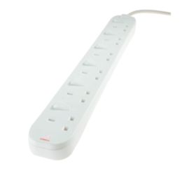 Support mural Power Strip 10 pièces, support mural power strip  auto-adhésif, fixation power strip en plastique