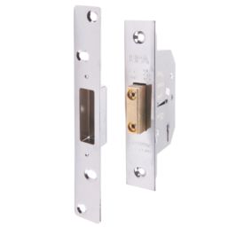 ERA  5 Lever Chrome Mortice Deadlock 64mm Case - 44mm Backset