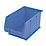 Barton TC3 Semi-Open-Fronted Storage Bins 4.6Ltr Blue 10 Pack